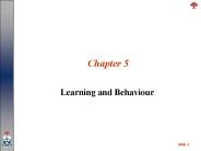 Learning and Behaviour