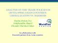 ANALYSIS OF FISH TRADE POLICIES IN DEVELOPING ASIAN COUNTRIES: LIBERALIZATION VS' BARRIERS PowerPoint PPT Presentation