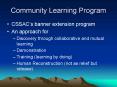 Community Learning Program PowerPoint PPT Presentation