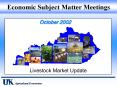 Economic Subject Matter Meetings PowerPoint PPT Presentation