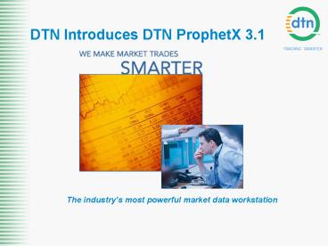 DTN Introduces DTN ProphetX 3'1