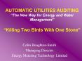 AUTOMATIC UTILITIES AUDITING The New Way for Energy and Water Management Killing Two Birds With One PowerPoint PPT Presentation
