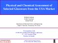 Physical and Chemical Assessment of Selected Glassware from the USA Market PowerPoint PPT Presentation