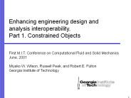Enhancing engineering design and analysis interoperability,