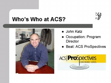 Whos Who at ACS