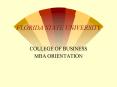 FLORIDA STATE UNIVERSITY PowerPoint PPT Presentation