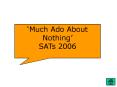 Much Ado About Nothing PowerPoint PPT Presentation