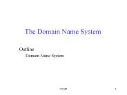 The Domain Name System