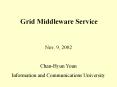 Grid%20Middleware PowerPoint PPT Presentation