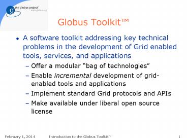 Globus Toolkit