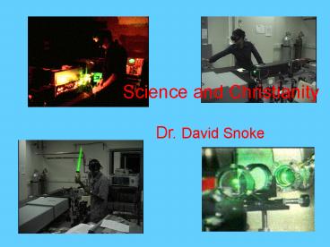 Science and Christianity