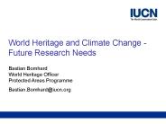 Presentation: Future Research Needs - IUCN