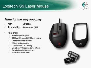 Logitech G9 Laser Mouse
