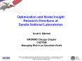 Optimization%20and%20Model%20Insight%20Research%20Directions%20at%20Sandia%20National%20Laboratories PowerPoint PPT Presentation