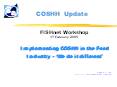 COSHH Update PowerPoint PPT Presentation