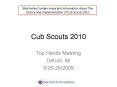 Cub Scouts 2010 PowerPoint PPT Presentation