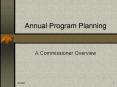 Annual Program Planning PowerPoint PPT Presentation