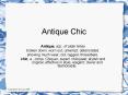 Antique Chic PowerPoint PPT Presentation