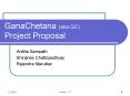 GanaChetana aka GC Project Proposal PowerPoint PPT Presentation