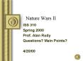 Nature Wars II PowerPoint PPT Presentation