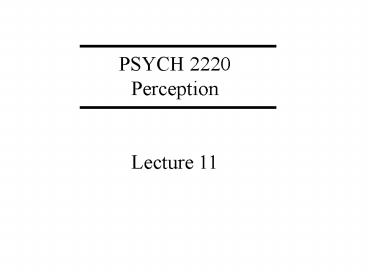 PSYCH 2220