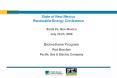 State of New Mexico Renewable Energy Conference PowerPoint PPT Presentation