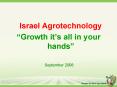 Israel Agrotechnology PowerPoint PPT Presentation