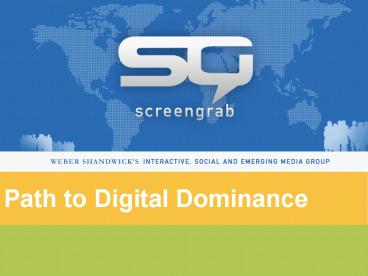 Path to Digital Dominance