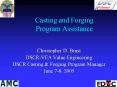 Casting and Forging Program Assistance PowerPoint PPT Presentation