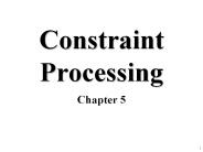 Constraint Processing