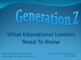 What Educational Leaders Need To Know PowerPoint PPT Presentation