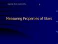 Measuring Properties of Stars PowerPoint PPT Presentation