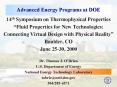 14th Symposium on Thermophysical Properties PowerPoint PPT Presentation