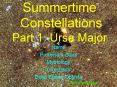 Summertime Constellations Part 1: Ursa Major PowerPoint PPT Presentation