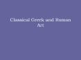 Classical Greek and Roman Art PowerPoint PPT Presentation