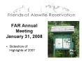 FAR Annual Meeting January 31, 2008 PowerPoint PPT Presentation