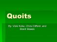Quoits PowerPoint PPT Presentation