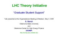 LHC Theory Initiative