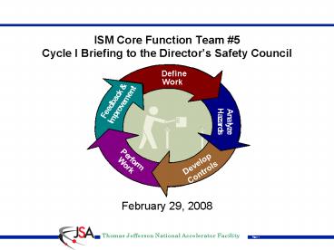 ISM Core Function Team