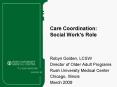 Care Coordination: Social Works Role PowerPoint PPT Presentation