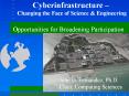 Cyberinfrastructure  PowerPoint PPT Presentation