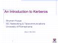 An Introduction to Kerberos PowerPoint PPT Presentation