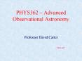 PHYS362  PowerPoint PPT Presentation