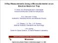 X-Ray Measurements Using a Microcalorimeter on an Electron Beam Ion Trap PowerPoint PPT Presentation