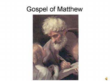Gospel of Matthew
