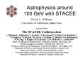 Astrophysics around 100 GeV with STACEE PowerPoint PPT Presentation