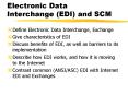 Electronic Data Interchange EDI and SCM PowerPoint PPT Presentation
