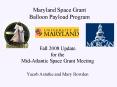 Maryland Space Grant Balloon Payload Program PowerPoint PPT Presentation