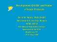 Development, QAQC and Status of Study Protocols PowerPoint PPT Presentation