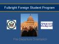 PreDeparture Orientation PowerPoint PPT Presentation